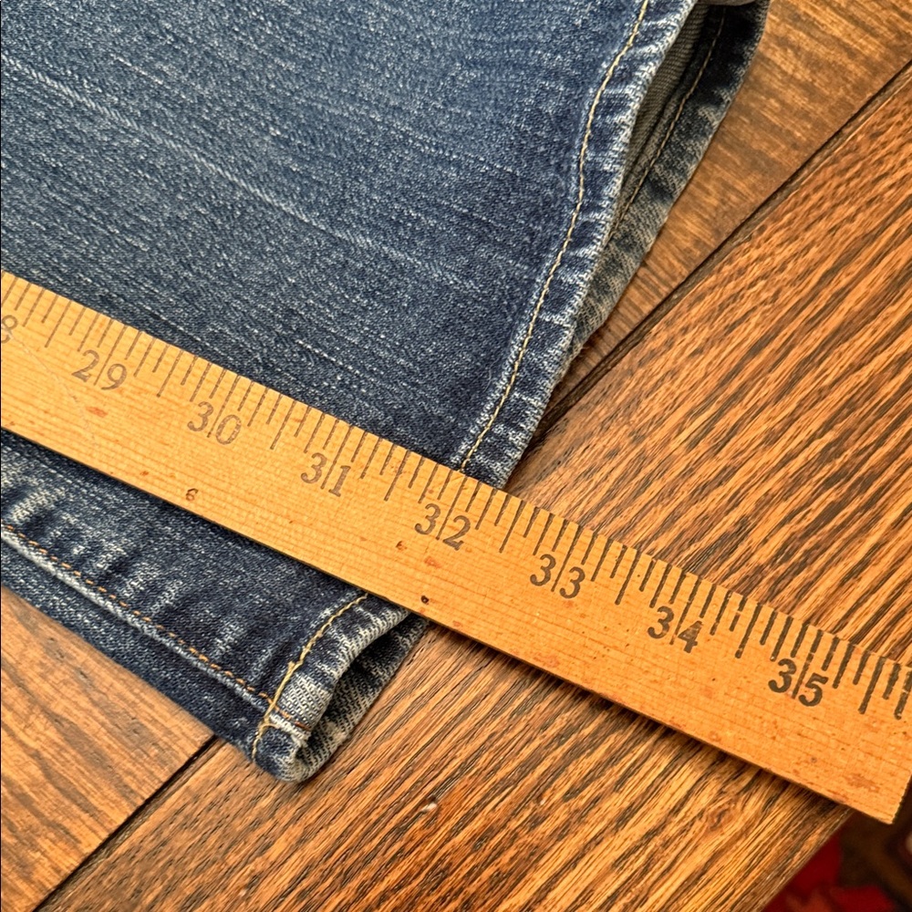 Seven7 Flare Jeans Womens Y2K Low Rise Bootcut Denim Medium Wash - Picture 14 of 17